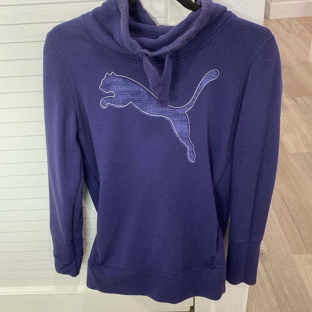 Puma hodie purple small size